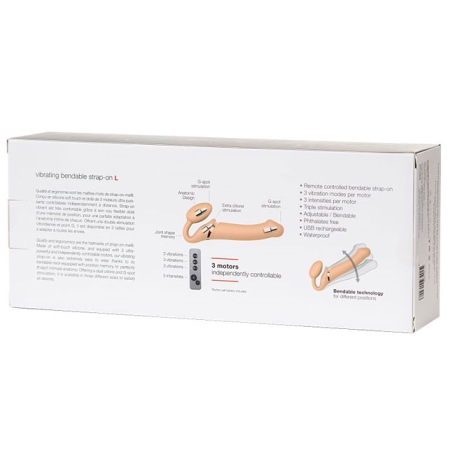 Страпон безремневой Vibrating Strap-on-me L