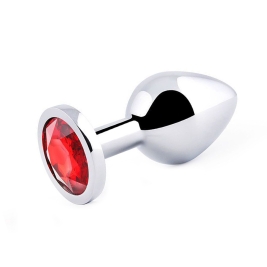 Пробка Jewelry Plug Silver - Red