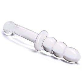 Фаллос из стекла Glas Ribbed G-Spot