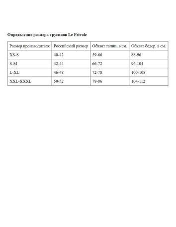 Пояс для чулок Le Frivole 04981