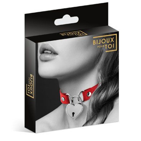 Чокер с замком в форме сердца