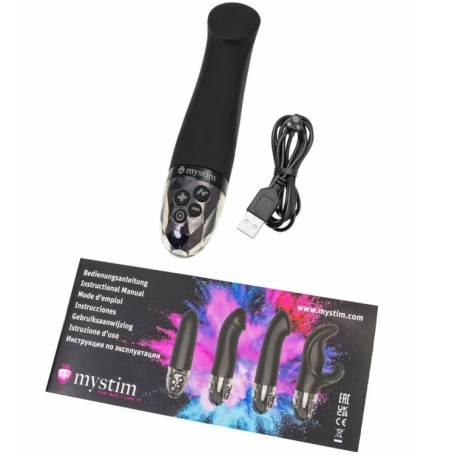 Вибратор с электростимуляцией Mystim Right on Ron